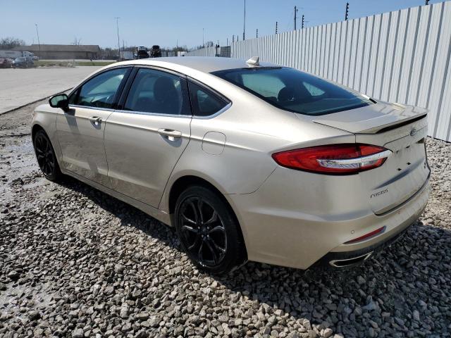 3FA6P0T96KR122001 - 2019 FORD FUSION SE WHITE photo 2