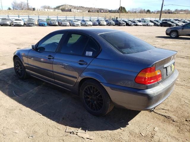 WBAEU33442PF64349 - 2002 BMW 325 XI BLUE photo 2