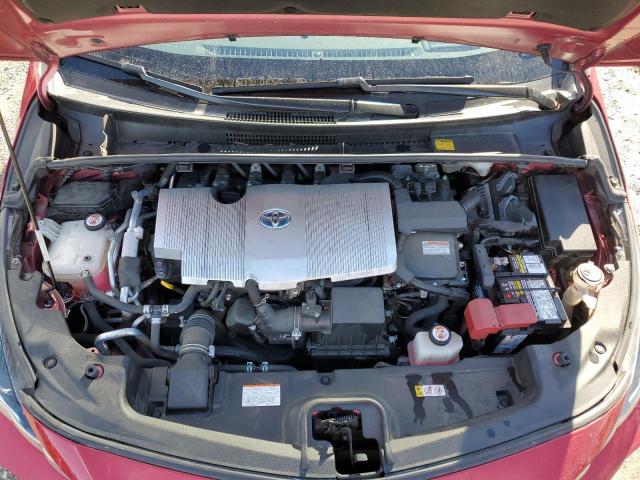 JTDKARFP2J3073286 - 2018 TOYOTA PRIUS PRIM Qırmızı foto 11