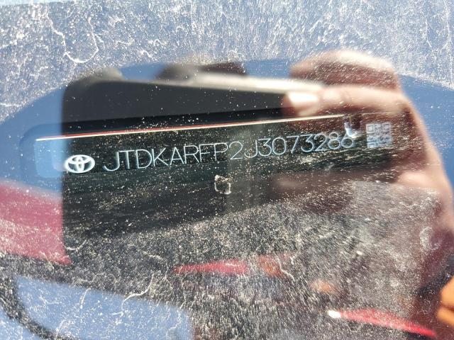 JTDKARFP2J3073286 - 2018 TOYOTA PRIUS PRIM Qırmızı foto 13