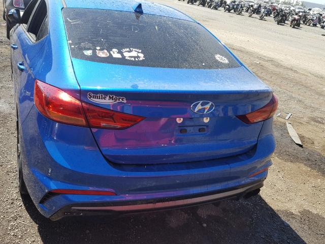 KMHD04LB7JU532860 - 2018 HYUNDAI ELANTRA SPORT  photo 9