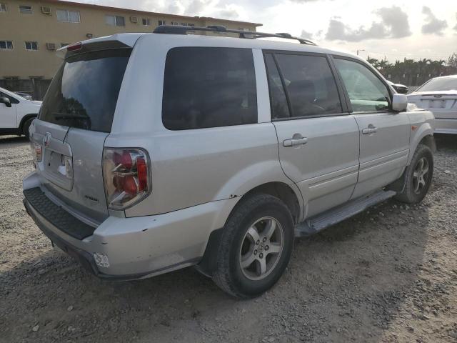 2HKYF18707H522813 - 2007 HONDA PILOT EXL SILVER photo 3