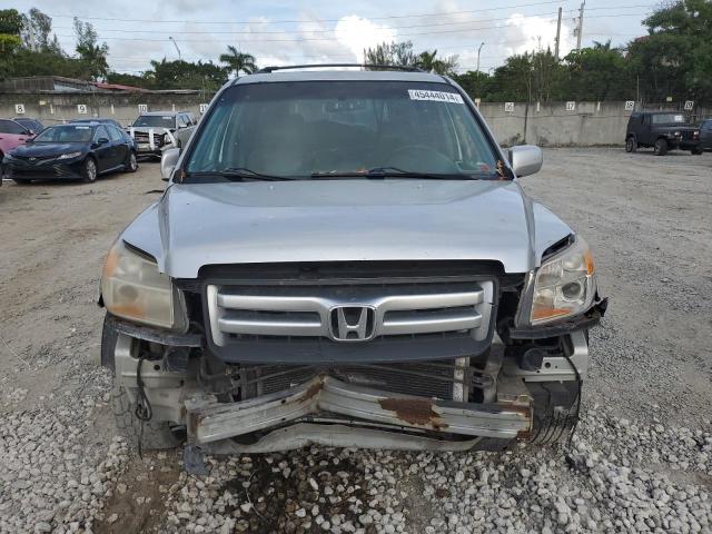 2HKYF18707H522813 - 2007 HONDA PILOT EXL SILVER photo 5