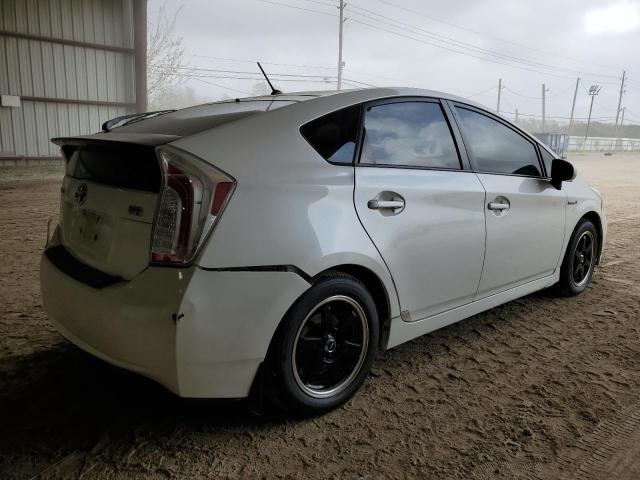 JTDKN3DU1C5517906 - 2012 TOYOTA PRIUS WHITE photo 3