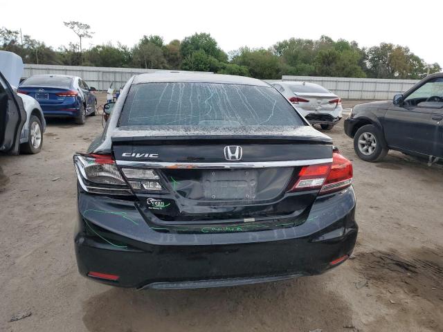 19XFB2F52DE042301 - 2013 HONDA CIVIC LX BLACK photo 6