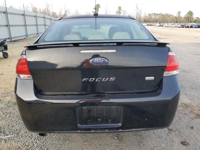 1FAHP37N99W131106 - 2009 FORD FOCUS SEL BLACK photo 6