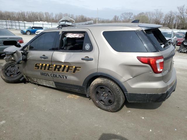 1FM5K8AR8GGA86456 - 2016 FORD EXPLORER POLICE INTERCEPTOR Boz foto 2