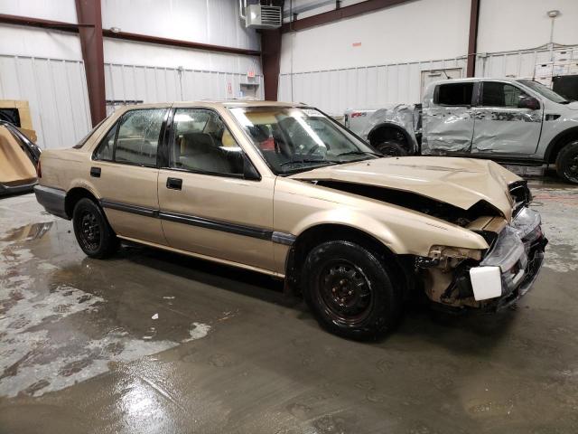 1HGCA5627KA109800 - 1989 HONDA ACCORD DX TAN photo 4