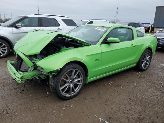 1ZVBP8CF6E5298936 - 2014 FORD MUSTANG GT GREEN photo 1