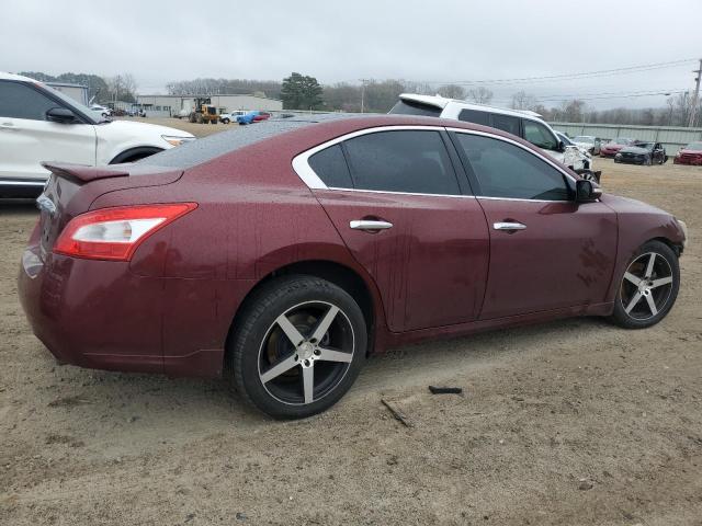 1N4AA5AP6AC829736 - 2010 NISSAN MAXIMA S MAROON photo 3