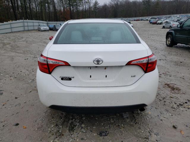 2T1BURHE3EC155334 - 2014 TOYOTA COROLLA L WHITE photo 6