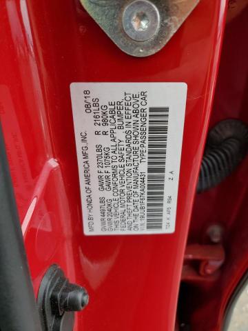 19UUB1F67KA004431 - 2019 ACURA TLX TECHNOLOGY 红色 照片 12