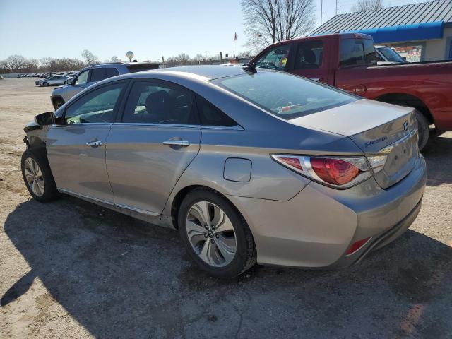 KMHEC4A45DA066335 - 2013 HYUNDAI SONATA HYBRID SILVER photo 2