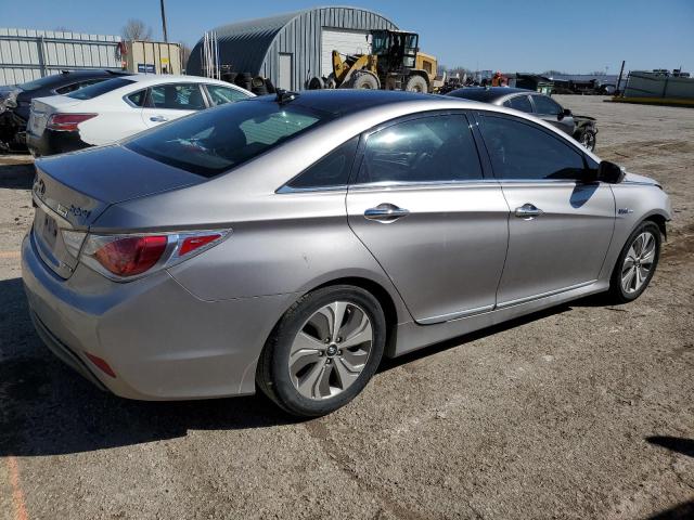 KMHEC4A45DA066335 - 2013 HYUNDAI SONATA HYBRID SILVER photo 3