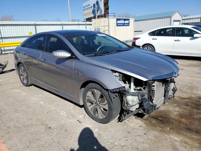 KMHEC4A45DA066335 - 2013 HYUNDAI SONATA HYBRID SILVER photo 4