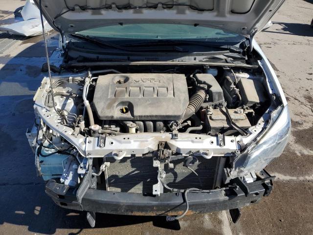 2T1BURHE5KC222348 - 2019 TOYOTA COROLLA L SILVER photo 11