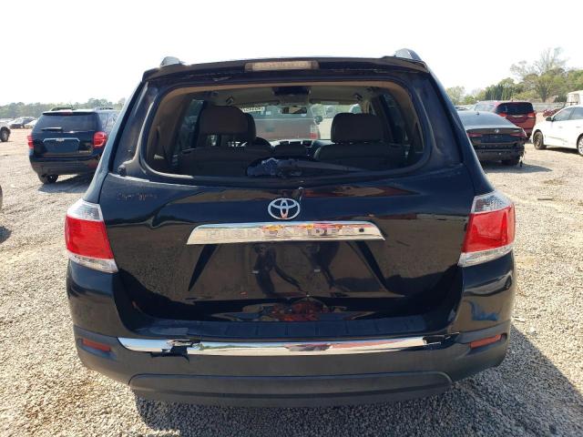 5TDZA3EH6DS040235 - 2013 TOYOTA HIGHLANDER BASE أسود صورة 6