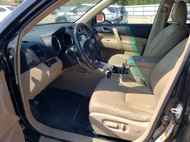 5TDZA3EH6DS040235 - 2013 TOYOTA HIGHLANDER BASE أسود صورة 7