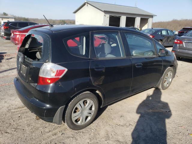 JHMGE8H22AC030684 - 2010 HONDA FIT BLACK photo 3