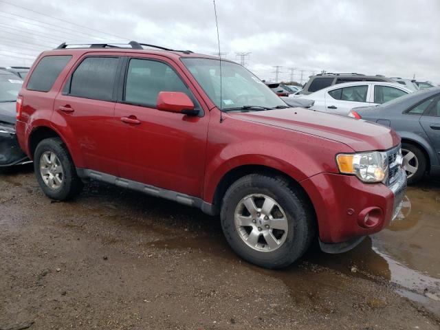 1FMCU0EG2AKA63450 - 2010 FORD ESCAPE LIMITED RED photo 4