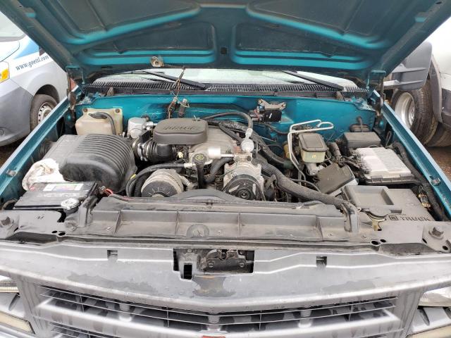 1GBJK34J7TE148404 - 1996 CHEVROLET GMT-400 K3500 GREEN photo 11