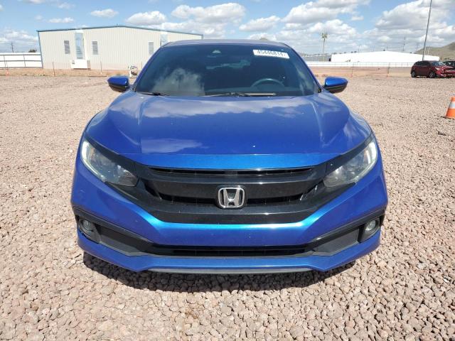 2HGFC2F81LH546589 - 2020 HONDA CIVIC SPORT BLUE photo 5