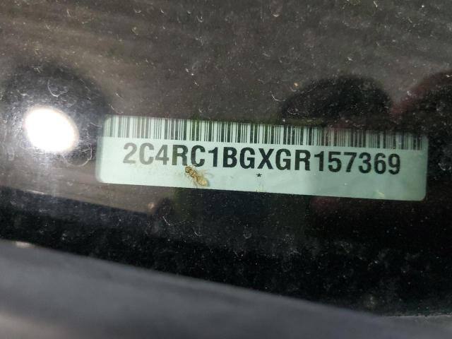 2C4RC1BGXGR157369 - 2016 CHRYSLER TOWN & COU TOURING ვერცხლისფერი ფოტო 12