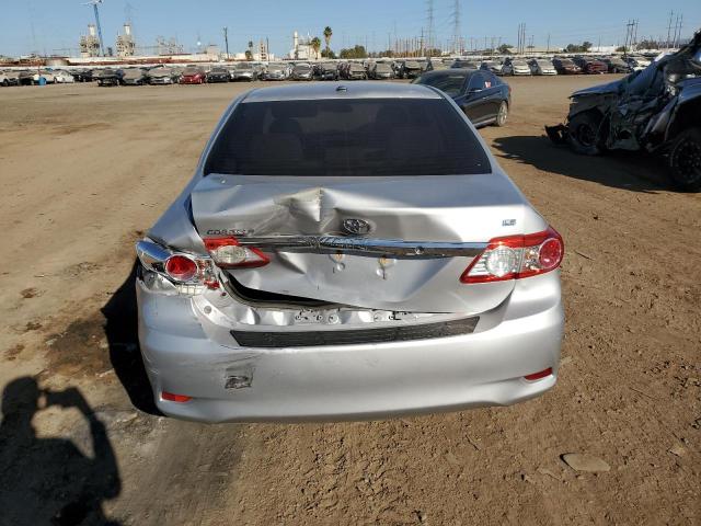 2T1BU4EE8BC620581 - 2011 TOYOTA COROLLA BASE SILVER photo 6