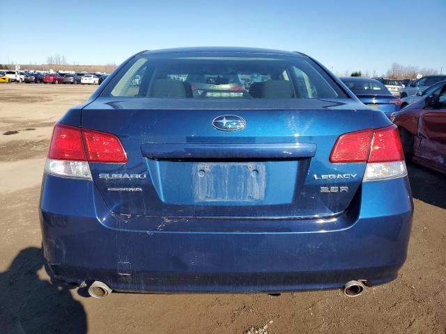 4S3BMJG68B2222337 - 2011 SUBARU LEGACY 3.6R PREMIUM BLUE photo 6