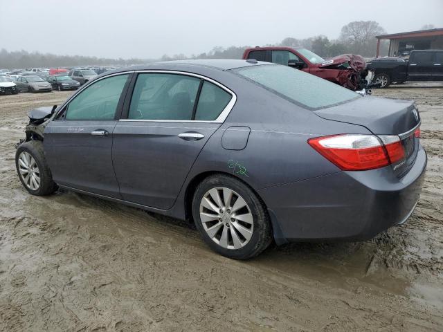 1HGCR2F80DA016356 - 2013 HONDA ACCORD EXL GRAY photo 2