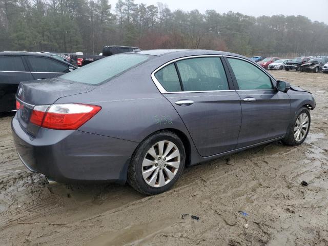 1HGCR2F80DA016356 - 2013 HONDA ACCORD EXL GRAY photo 3