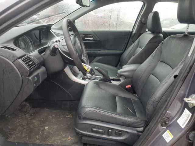 1HGCR2F80DA016356 - 2013 HONDA ACCORD EXL GRAY photo 7