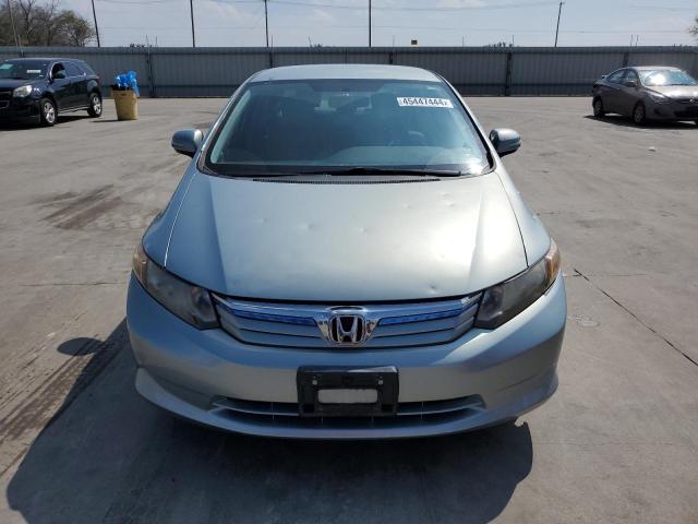 JHMFB4F32CS011103 - 2012 HONDA CIVIC HYBRID L TURQUOISE photo 5