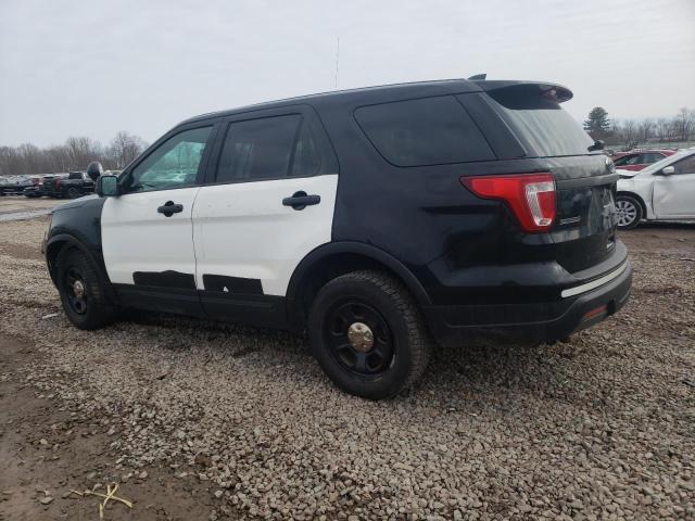 1FM5K8AR4JGC33993 - 2018 FORD EXPLORER POLICE INTERCEPTOR BLACK photo 2