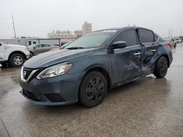 3N1AB7AP4GL670461 - 2016 NISSAN SENTRA S BLUE photo 1