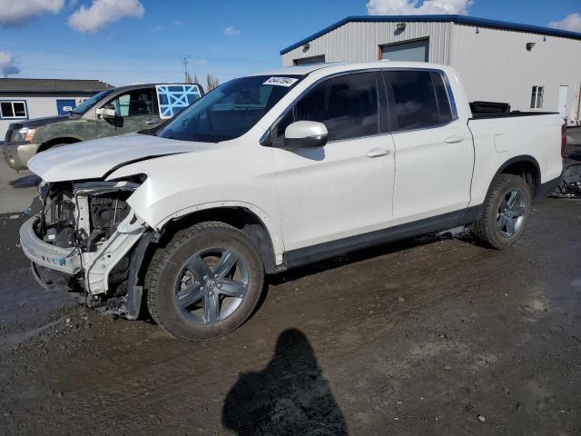 5FPYK3F52MB011372 - 2021 HONDA RIDGELINE RTL WHITE photo 1