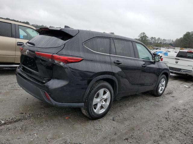 5TDZZRAH4MS068097 - 2021 TOYOTA HIGHLANDER L BLACK photo 3