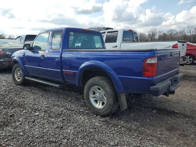 1FTYR14V93PB13302 - 2003 FORD RANGER SUPER CAB BLUE photo 2