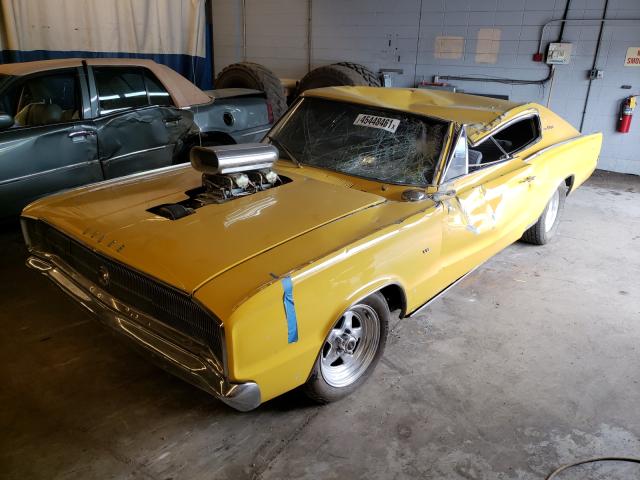 XP29E61193573 - 1966 DODGE CHARGER YELLOW photo 2