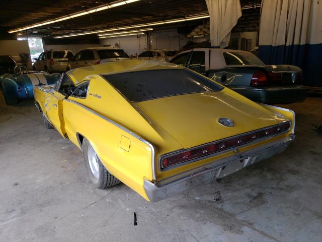 XP29E61193573 - 1966 DODGE CHARGER YELLOW photo 3