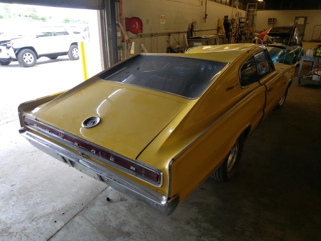 XP29E61193573 - 1966 DODGE CHARGER YELLOW photo 4