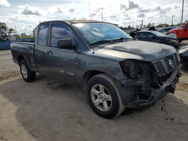 1N6BA06A55N531868 - 2005 NISSAN TITAN XE GRAY photo 4