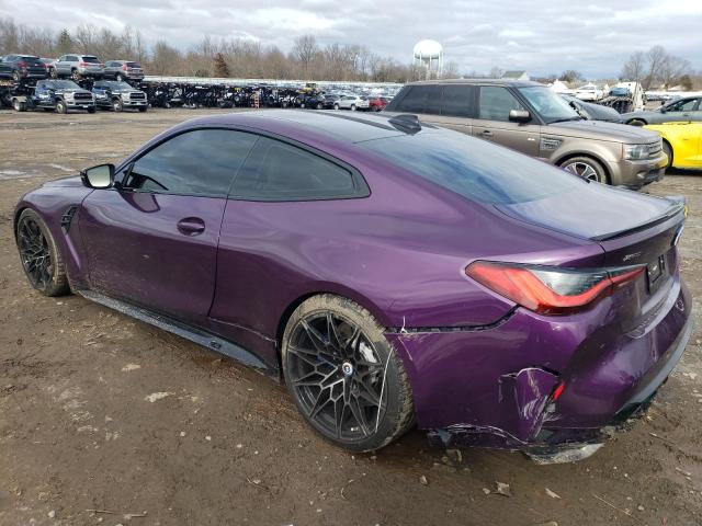 WBS43AZ05PCM25295 - 2023 BMW M4 COMPETITION PURPLE photo 2