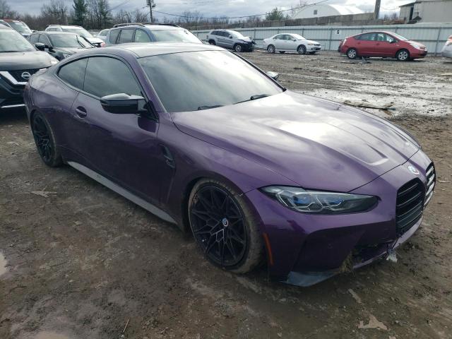 WBS43AZ05PCM25295 - 2023 BMW M4 COMPETITION PURPLE photo 4