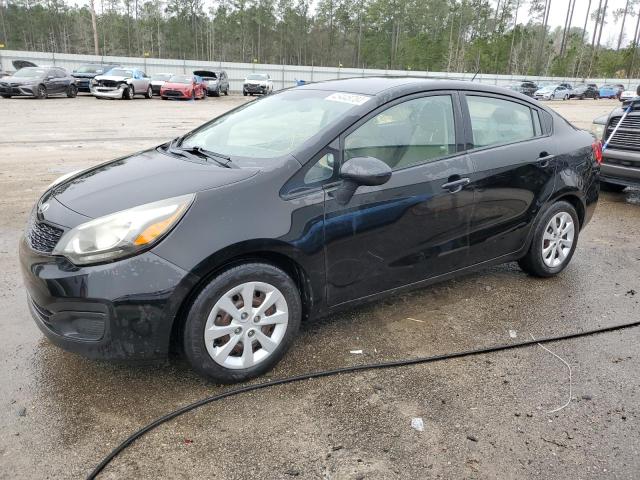 KNADM4A32D6293647 - 2013 KIA RIO LX BLACK photo 1