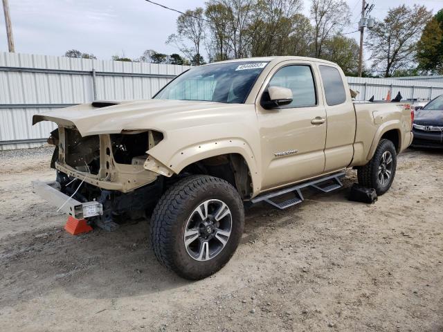 5TFSZ5AN9JX151000 - 2018 TOYOTA TACOMA ACCESS CAB კრემისფერი ფოტო 1