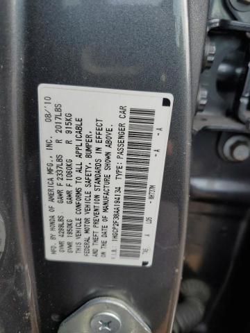 1HGCP2F38AA194134 - 2010 HONDA ACCORD LX GRAY photo 12