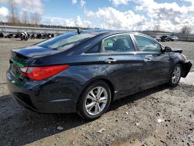 5NPEC4AC6BH261653 - 2011 HYUNDAI SONATA SE BLUE photo 3