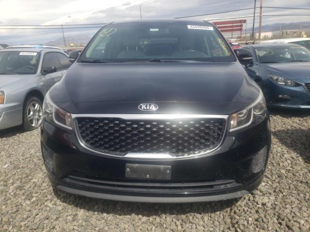 KNDMB5C1XG6090892 - 2016 KIA SEDONA LX BLACK photo 5