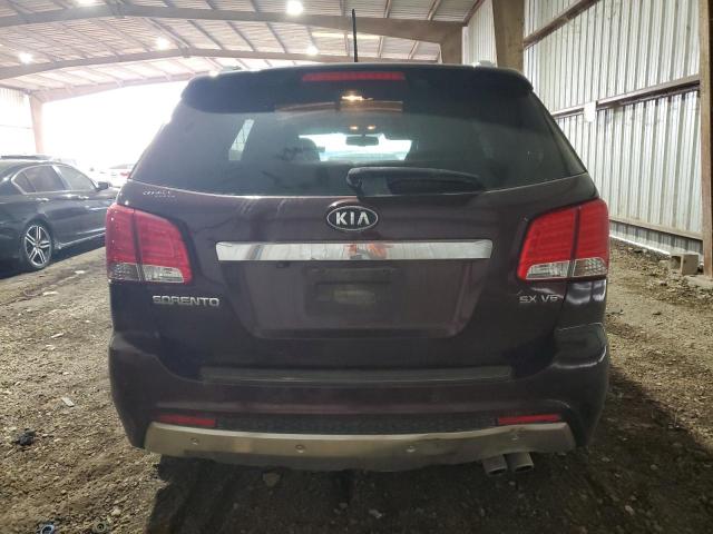 5XYKW4A25DG364994 - 2013 KIA SORENTO SX PURPLE photo 6